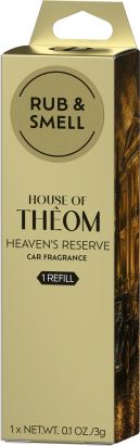 House of Theom Car Fragrance Refill Heaven's Reserve