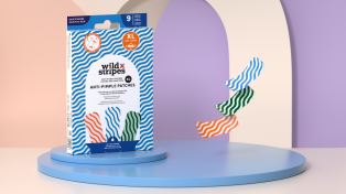 Wild Stripes Anti-Pimple Patches XL Clear (4)